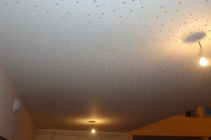 Akustické úpravy stropu, v Kulturním domě