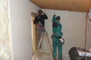 Akustická úprava nahrávacího studia, Brno